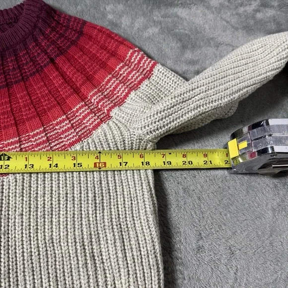 Marine Layer Demi Raglan Womens Wool Blend Sweater Size S Heathered Gray - Picture 6 of 7